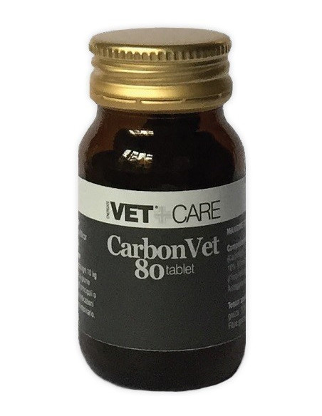 CARBONVET VETCARE 80CPR 500MG