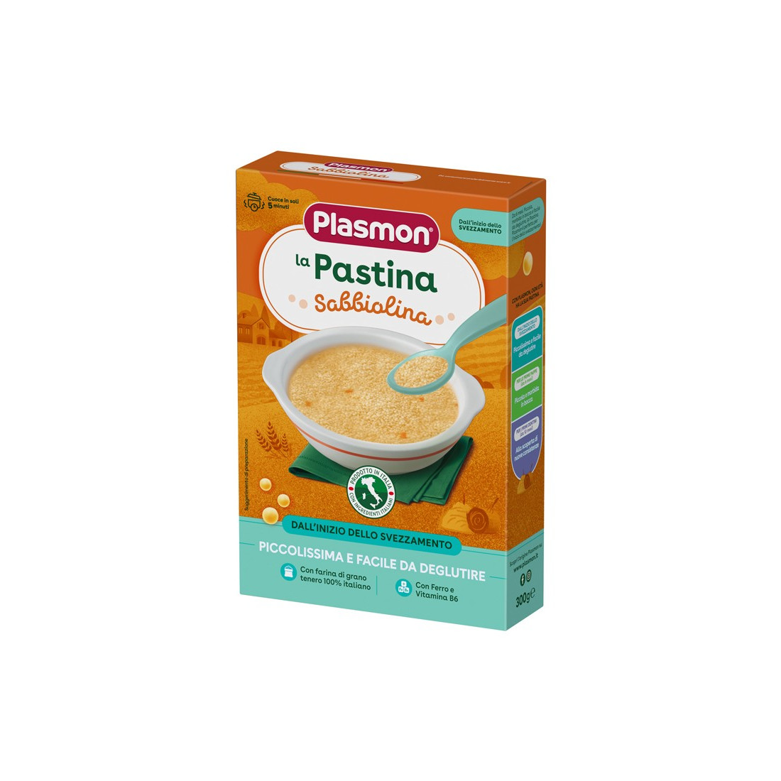 PLASMON PASTA SABBIOLINA 300G