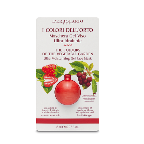 MASCHERA GEL VISO ULTRA IDRATANTE I COLORI DELL'ORTO ROSSO L'ERBOLARIO