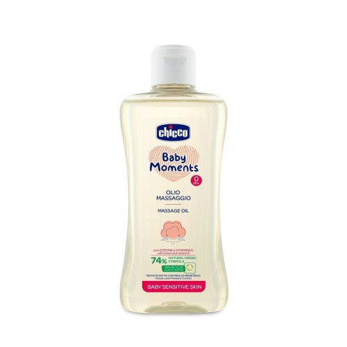 CHICCO BABY MOMENT OLIO MASSAGGIO SENSITIVE 200ML