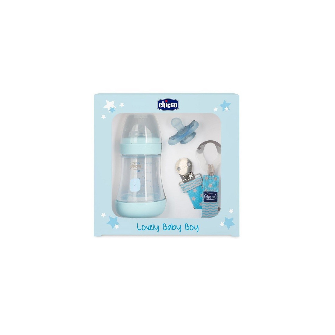 CHICCO SET REGALO BIBERON E SUCCHIETTO MASCHIETTO
