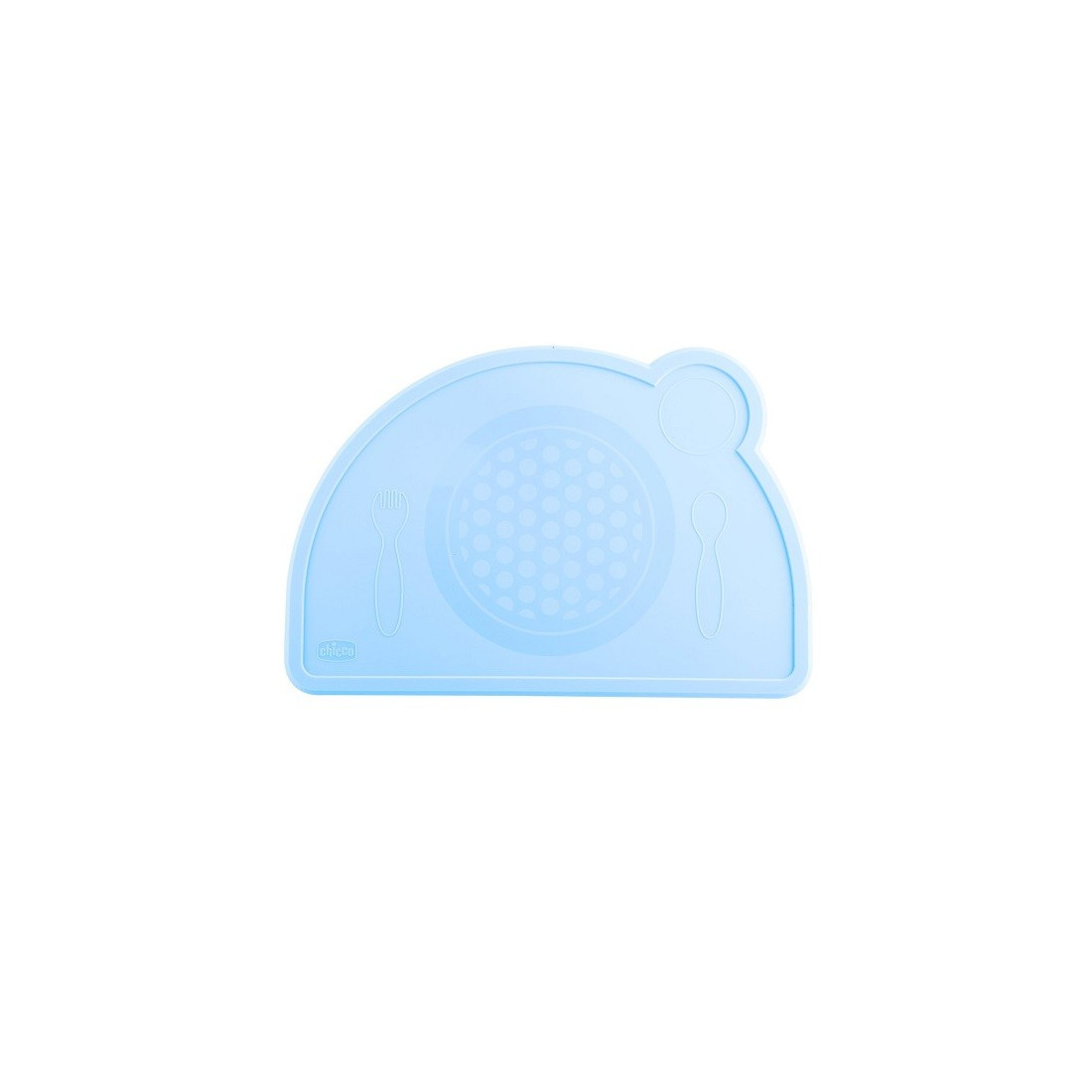 CHICCO TOVAGLIETTA IN SILICONE BLU