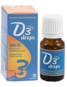 D3 DROPS 400 UI 2,5ML