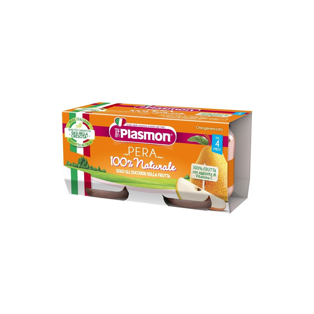 PLASMON OMOG PERA 2X80G