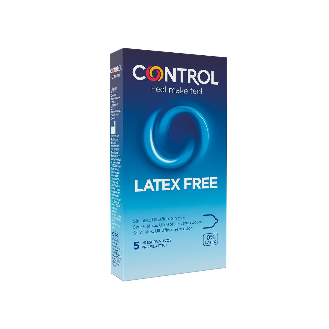 CONTROL LATEX FREE 5PZ