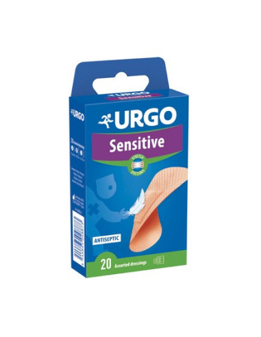 URGO SENSITIVE STR CER ASS 20P