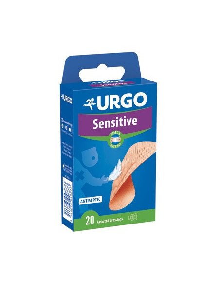 URGO SENSITIVE STR CER ASS 20P