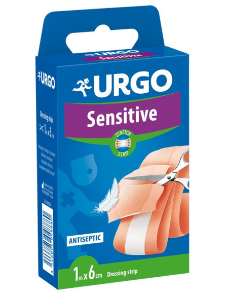 URGO SENSITIVE STR CER MT1X6CM