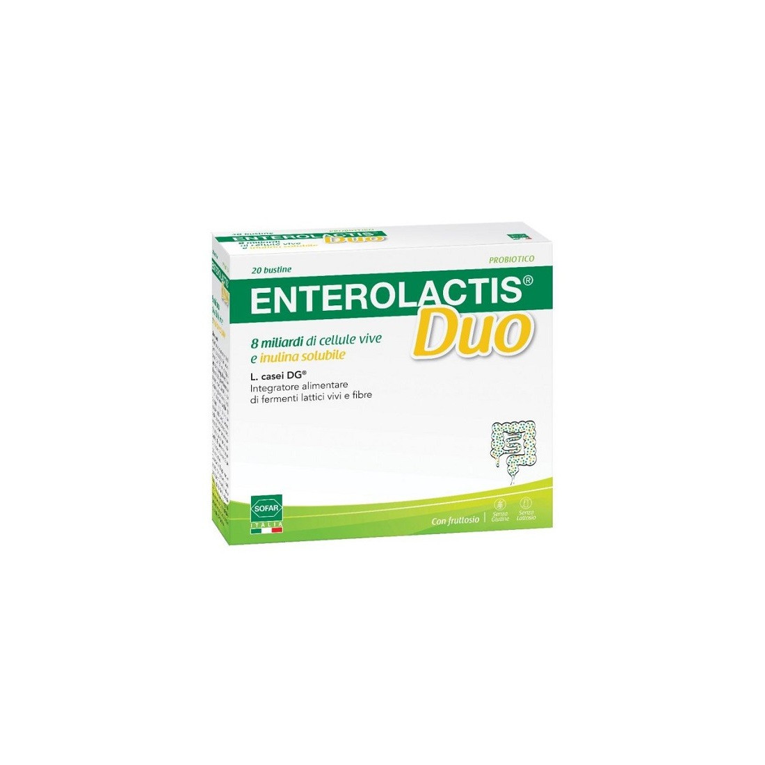 ENTEROLACTIS DUO 20 BUSTINE