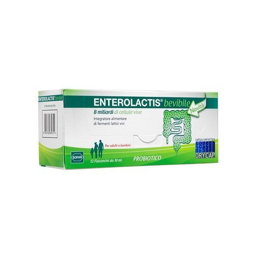 ENTEROLACTIS 12 FLACONS