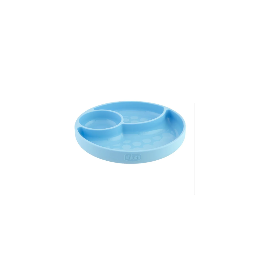 CHICCO PIATTO SILICONE VENTOSA BLU