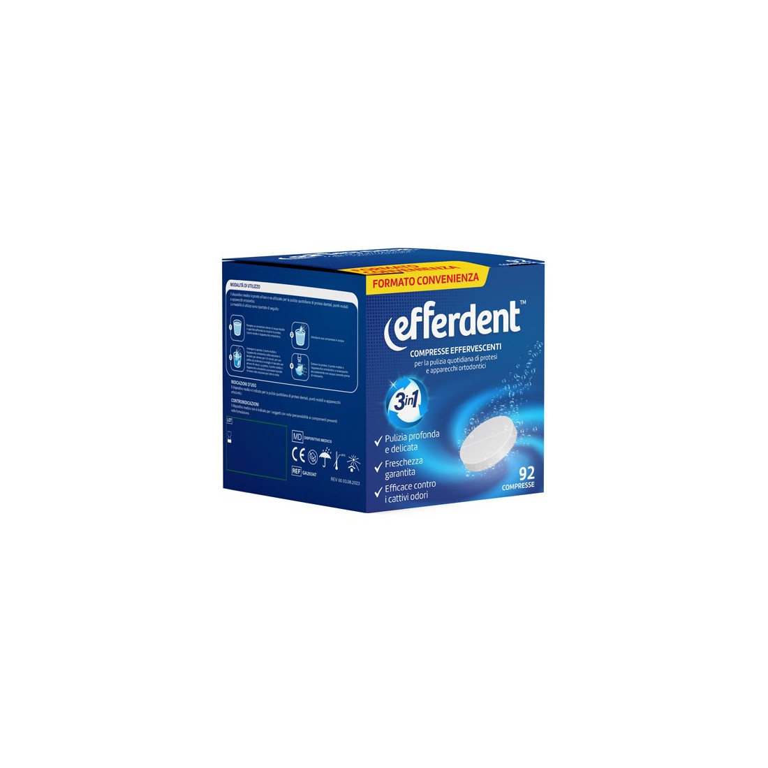 EFFERDENT EFFERENCES 92CPR