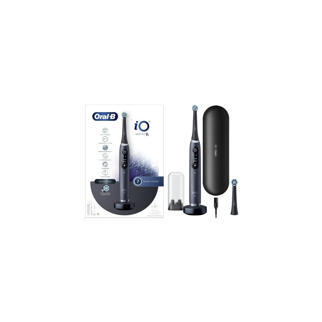 ORALB IO 9 BLACK SPAZZ+2REFILL