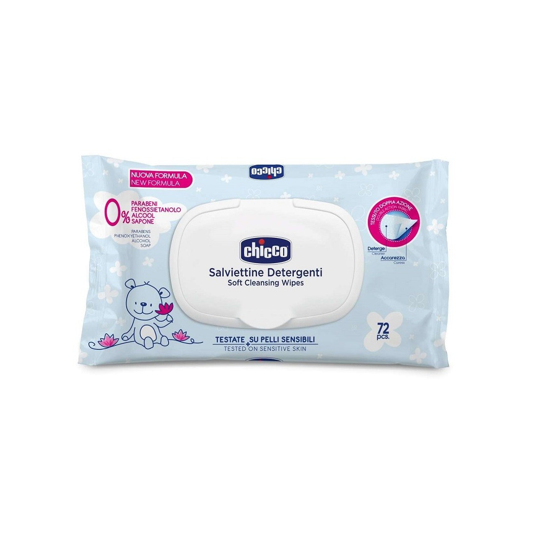 CHICCO COSMESI SALVIETTE 72PZ