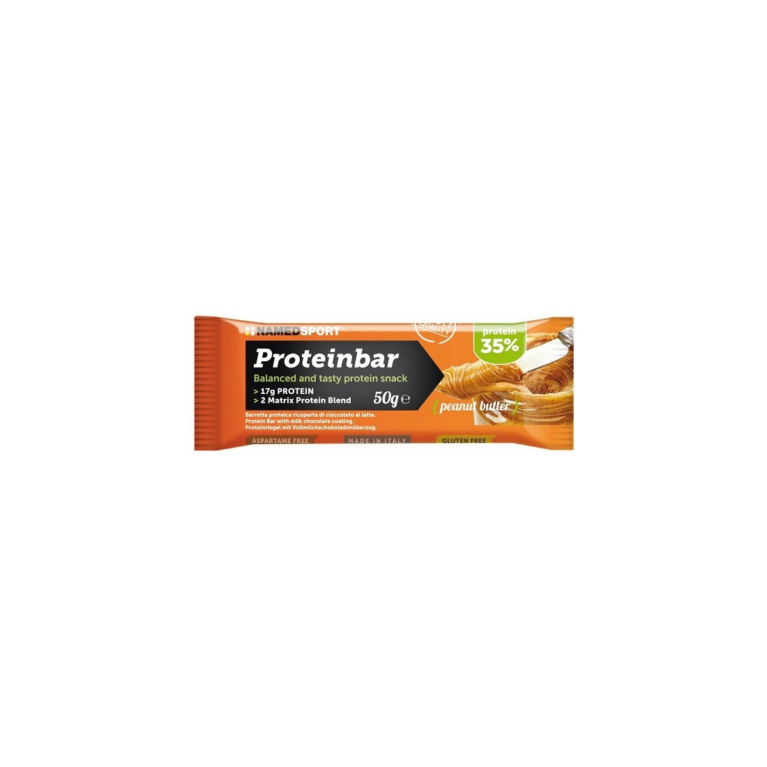 NAMED BARRETTE PROTEICHE PROTEINBAR ARACHIDI SALATE 50G