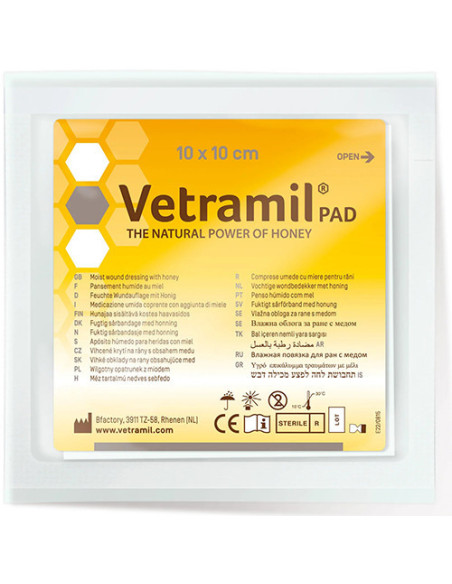 VETRAMIL PAD GARZA 10X10CM 5PZ