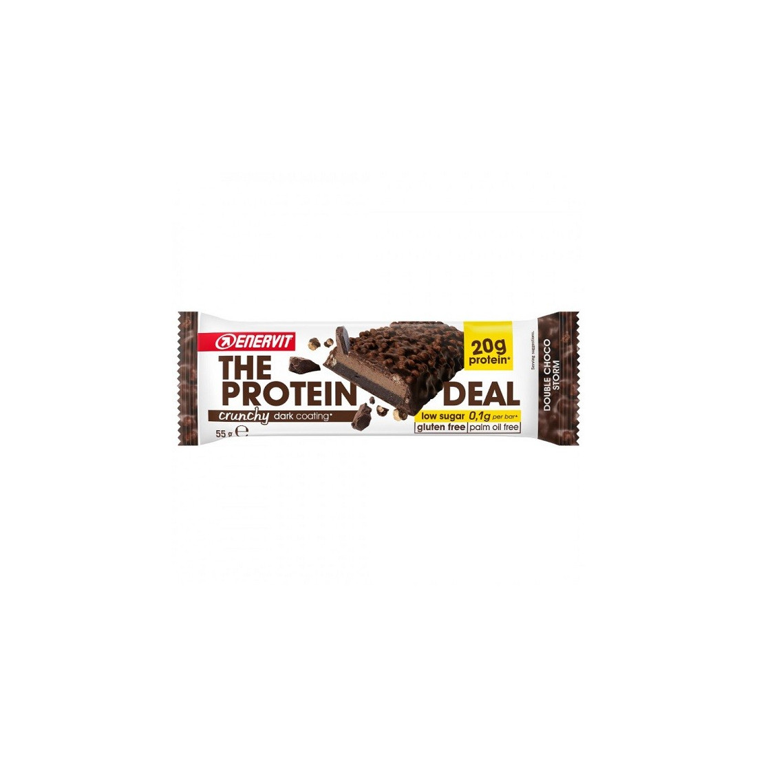 ENERVIT PROTEIN DEAL DOUBLE CHOCO CRUNCHY 55G