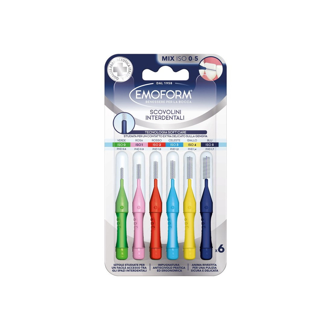EMOFORM SCOVOLINO MIX 6PZ