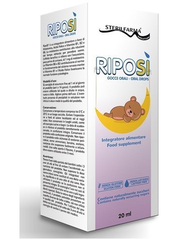 RIPOSI' NOTTE GOCCE ORALI 20ML