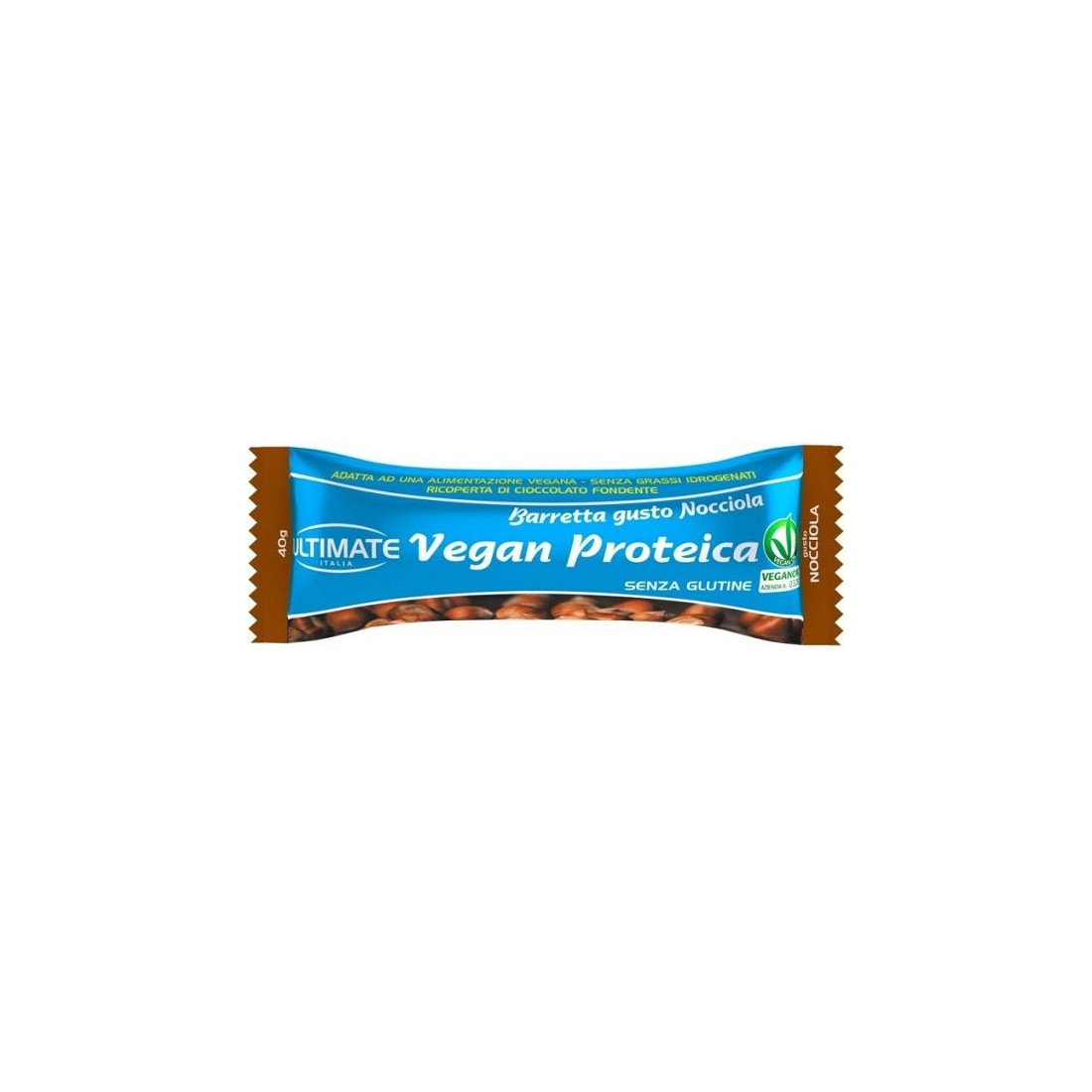 ULTIMATE BARRETTA PROTEICA VEGAN GUTO NOCCIOLA 40G