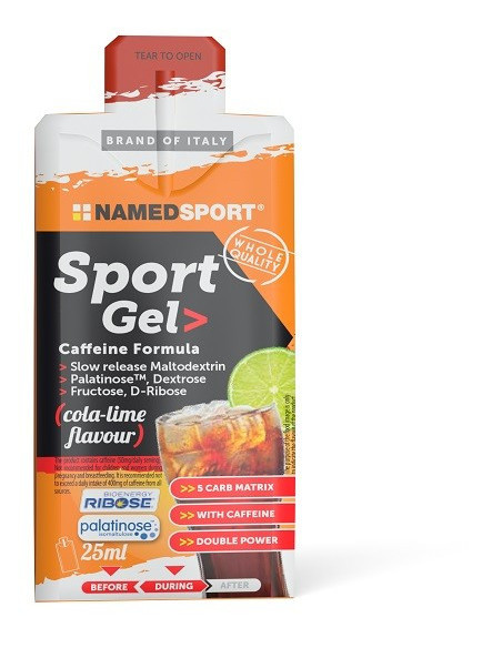 NAMED SPORT GEL COLA LIME 25ML