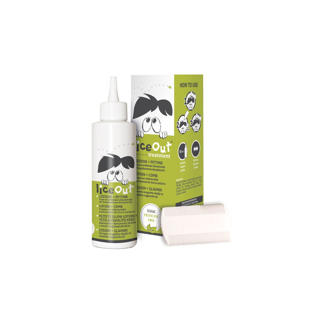 LICEOUT LOTION + PETTINE