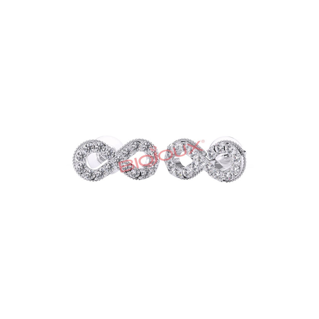 BJT987 INFINITY C SS EARRINGS