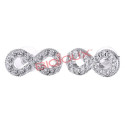 BJT987 INFINITY C SS EARRINGS