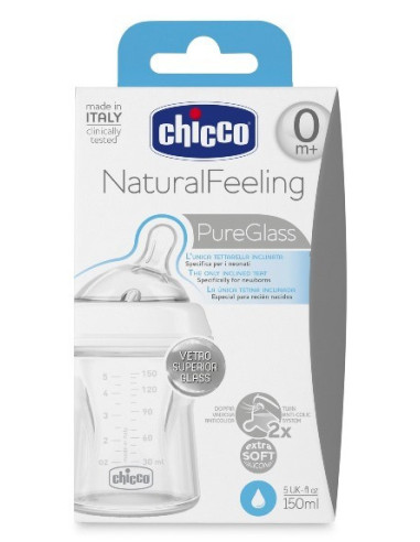 CH BIB NAT-FEEL VTR 0M+ 150ML