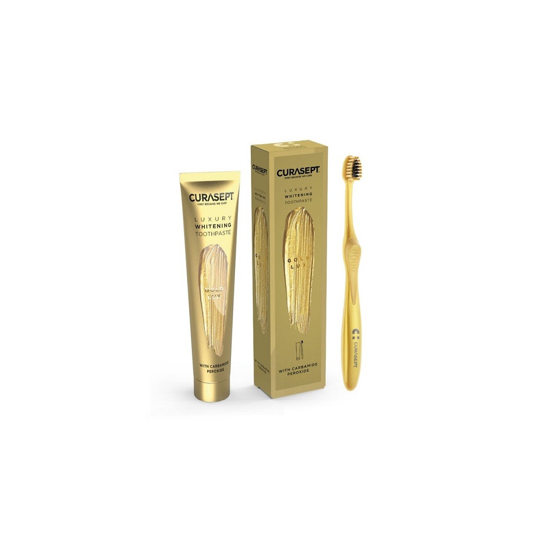 CURASEPT GOLD LUX DENTIFRICIO + SPAZZOLINO