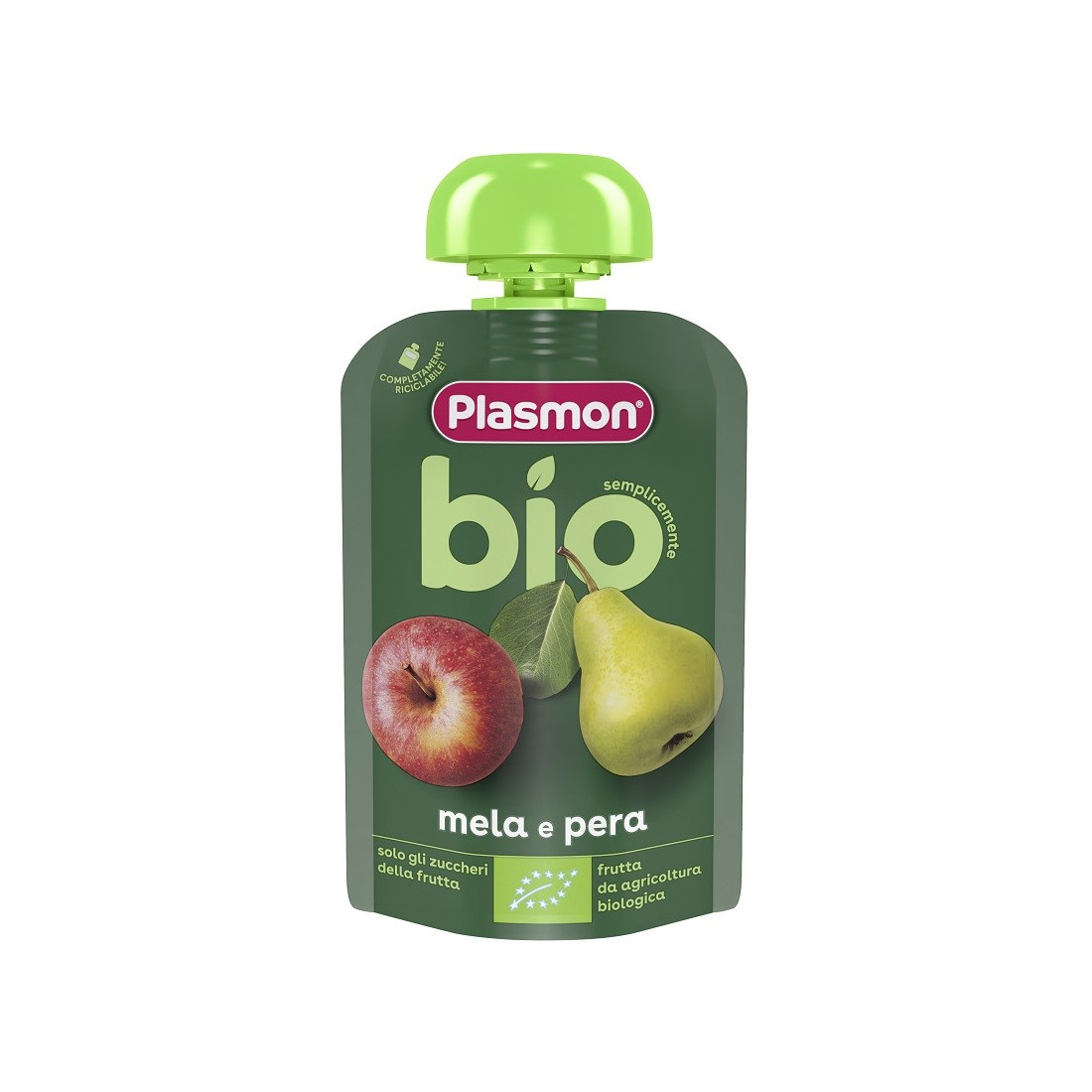 PLASMON POUCHES BIO MELA