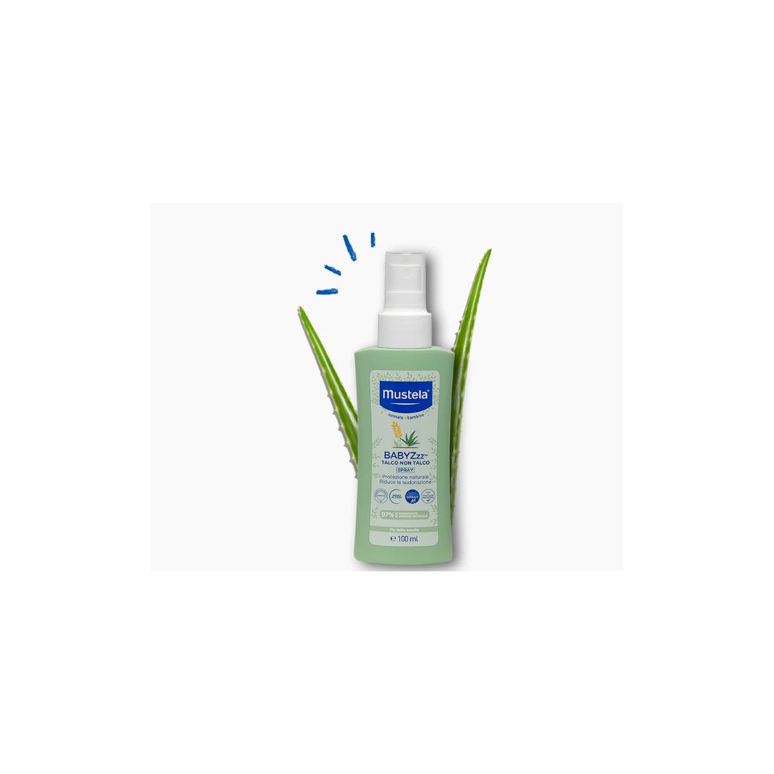 MUSTELA TALCO IS NOT TALCO SPRAY