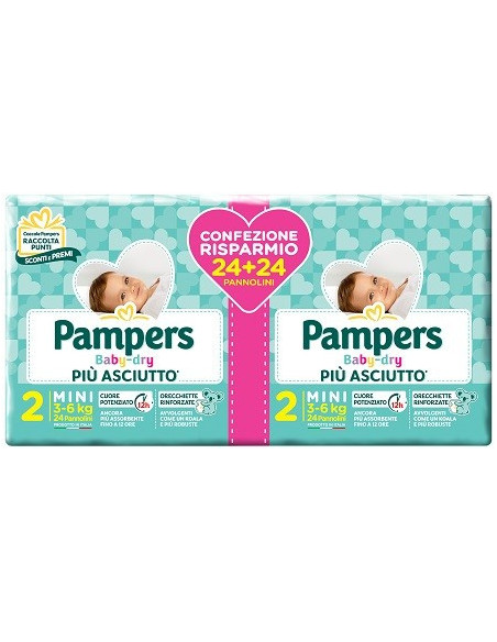 PAMPERS BD DUODWCT MINI 48PZ