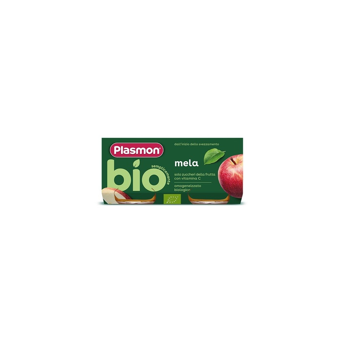 PLASMON OMOG MELA BIO 2X80G