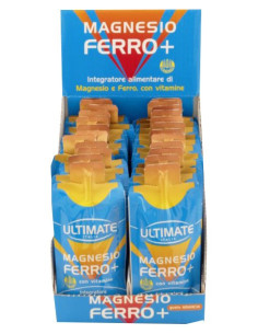 ULTIMATE MAGNESIO FERRO+  GUSTO ARANCIO 24PZ