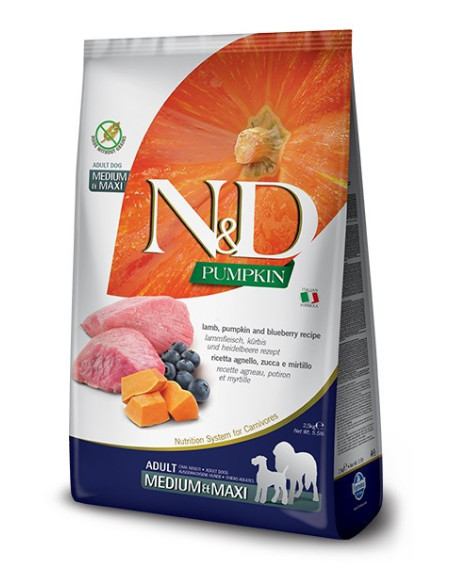 N&D GF P LAMB&BLU AD M/MAX12KG