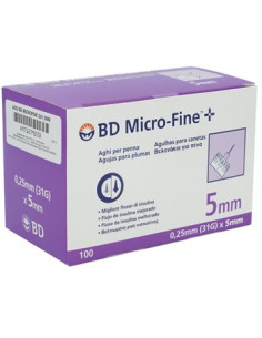 BD MICROFINE AGO G31 5MM 100PZ