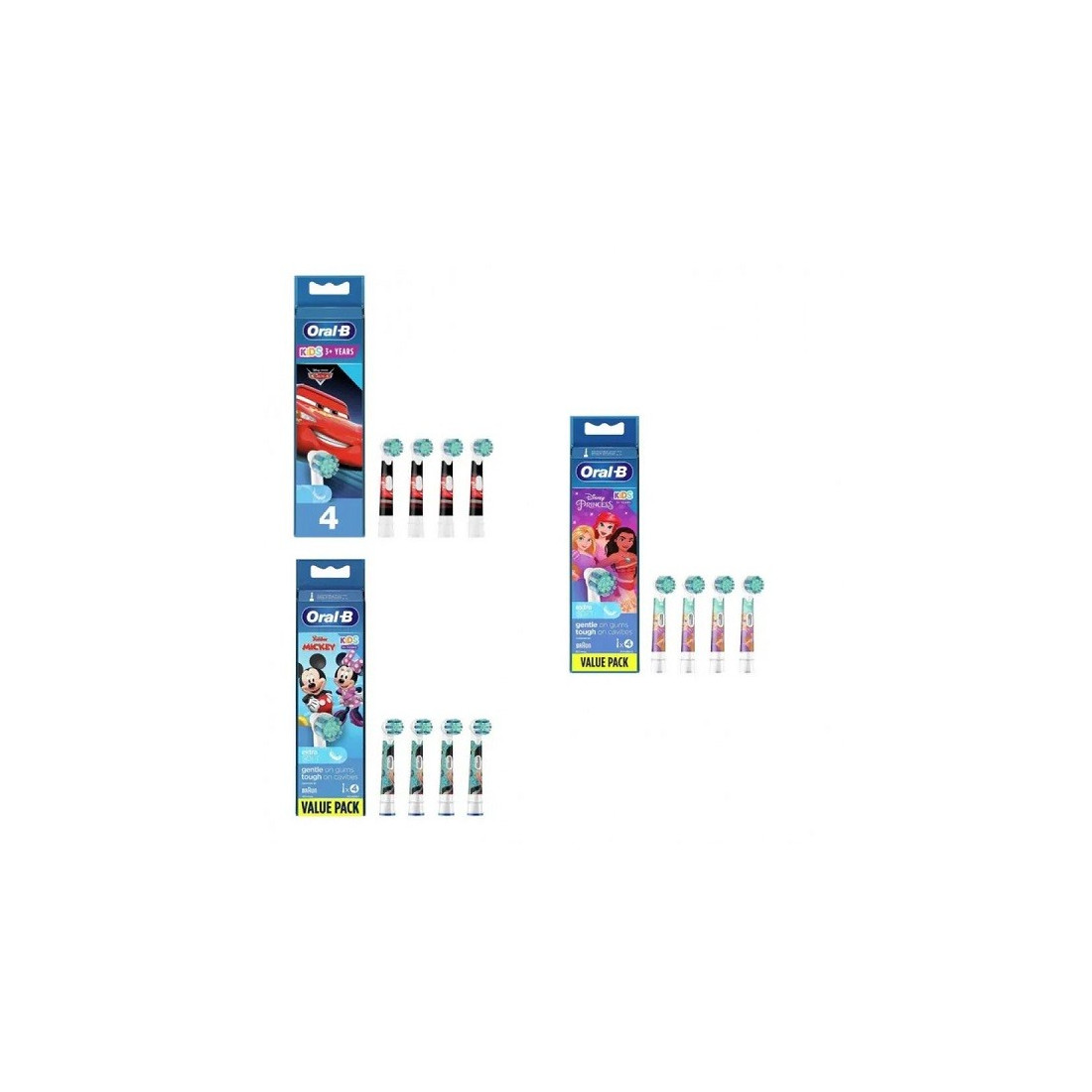 ORAL-B  TESTINE PRINCIPESSE 4PZ