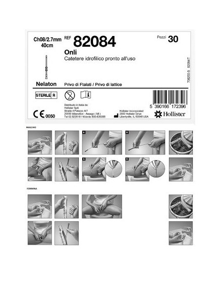 ONLI CATET IDROF 40CM CH8 30PZ