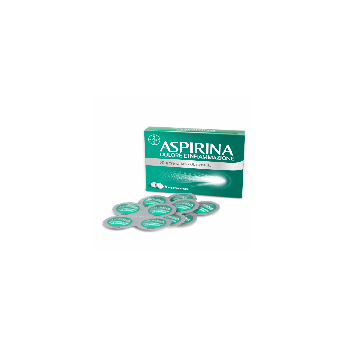 ASPIRINA DOLOG INF 8CPR 500MG