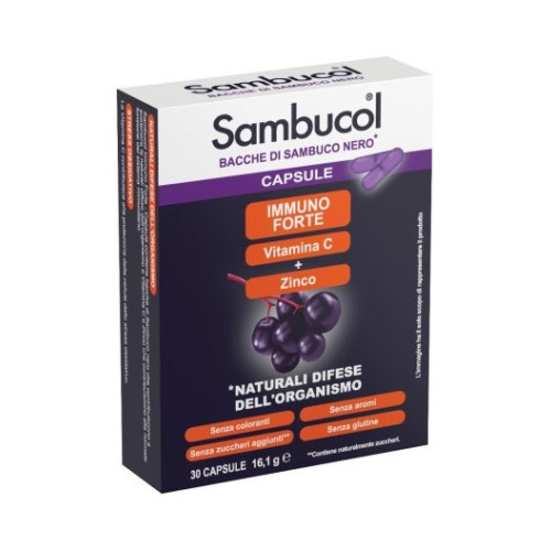SAMBUCOL IMMUNOFORT 30CPS