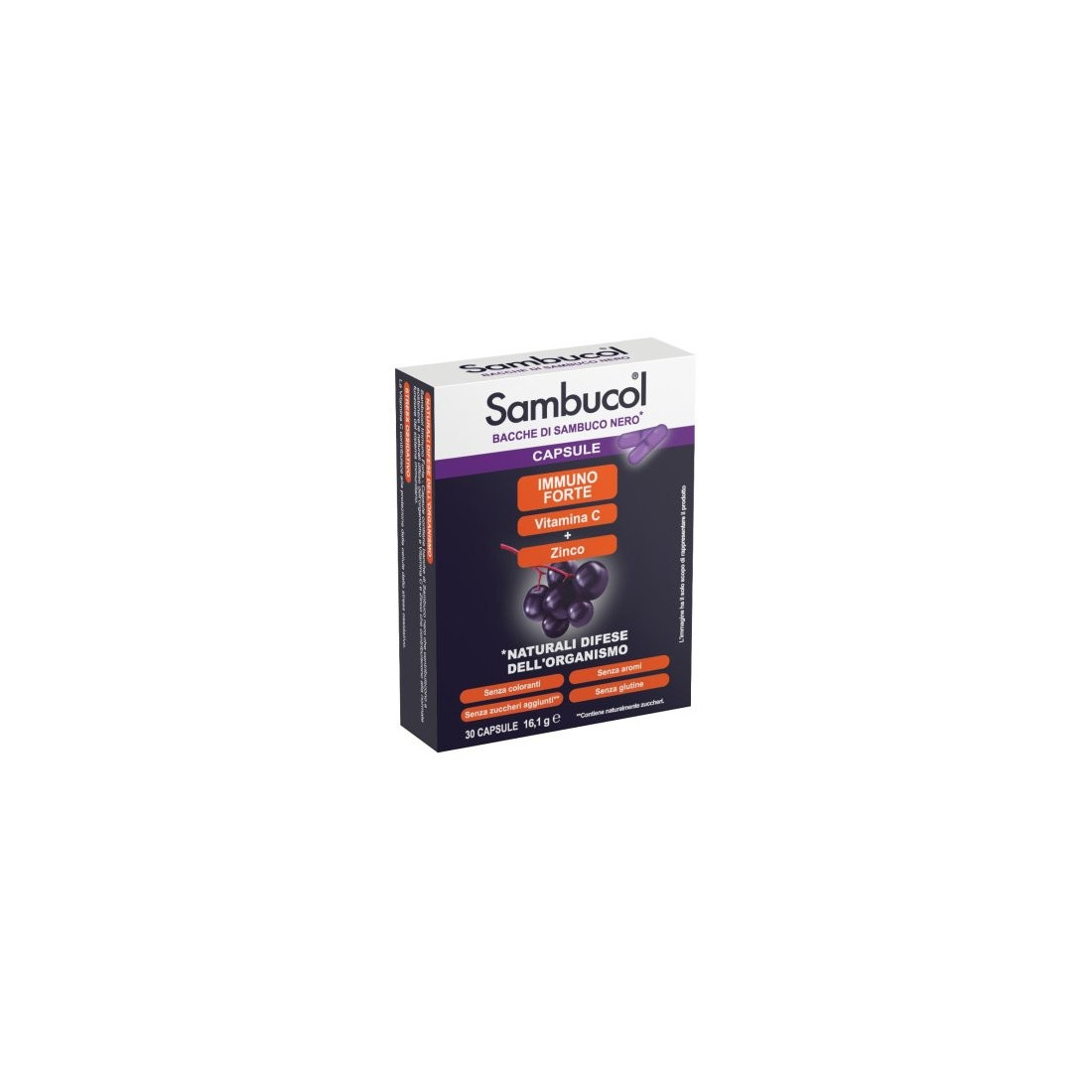SAMBUCOL IMMUNOFORT 30CPS
