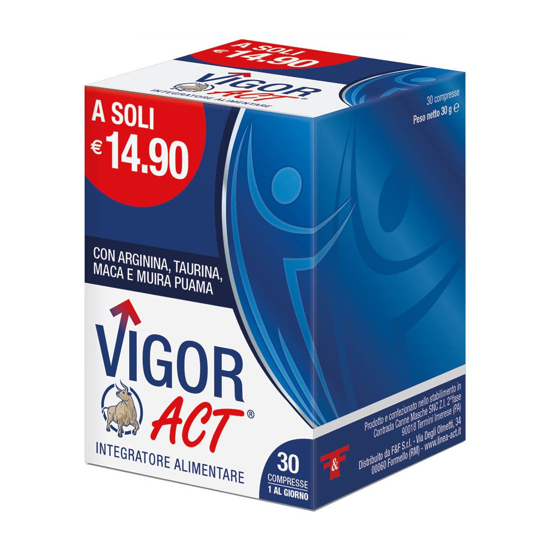 VIGOR ACT 30 COMPRESSE PER IMPOTENZA