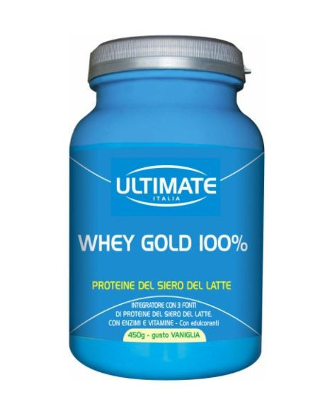 ULTIMATE WHEY GOLD 100% GUSTO VANIGLIA 450G
