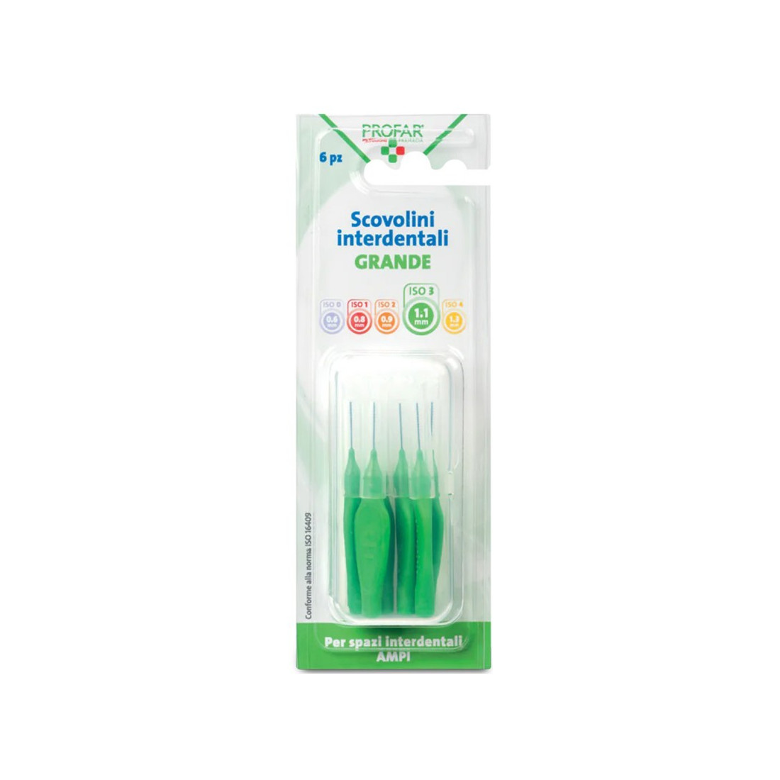 PROFAR SCOVOLINI VERDE 1,1 6PZ