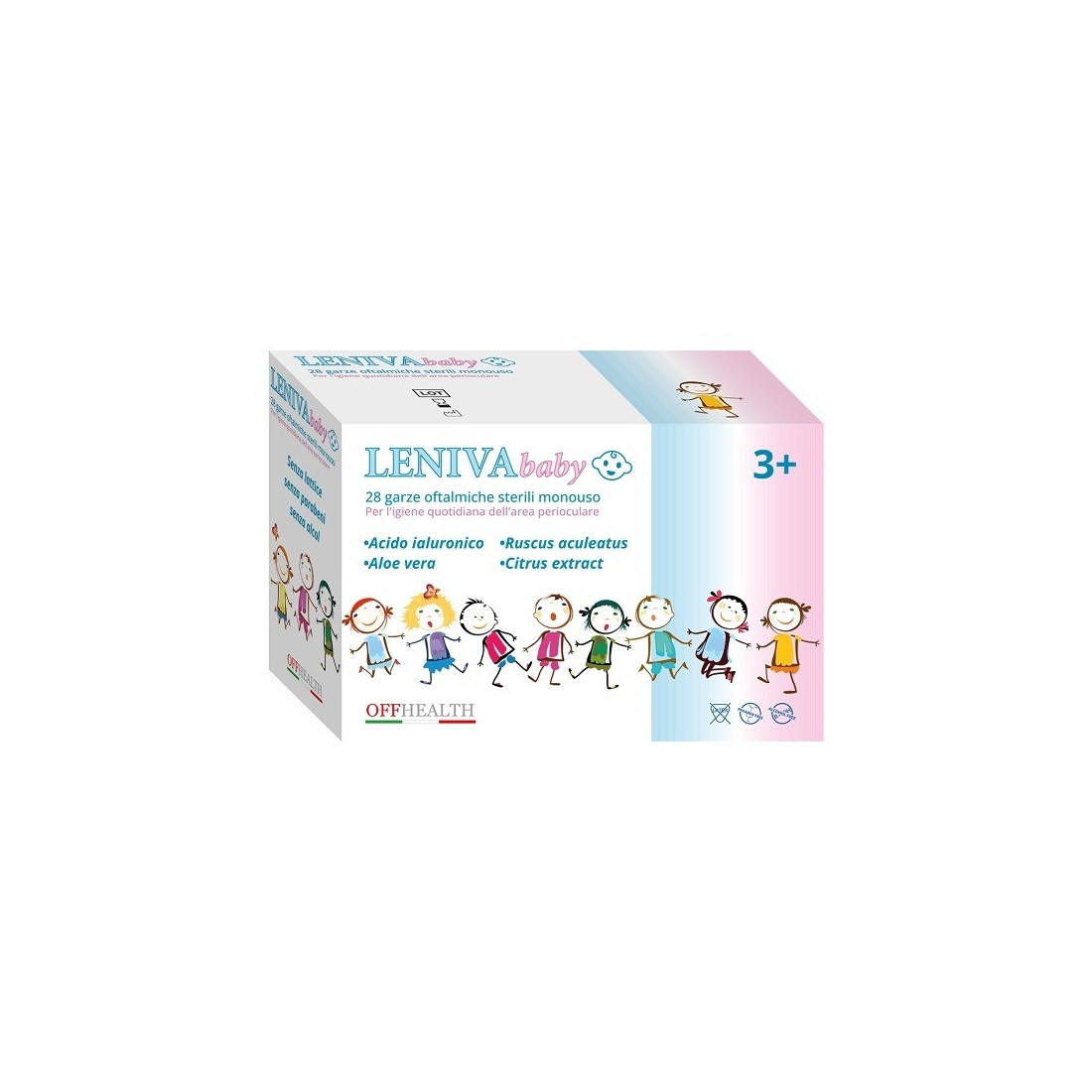 LENIVA BABY GARZE OFTAL 28PZ