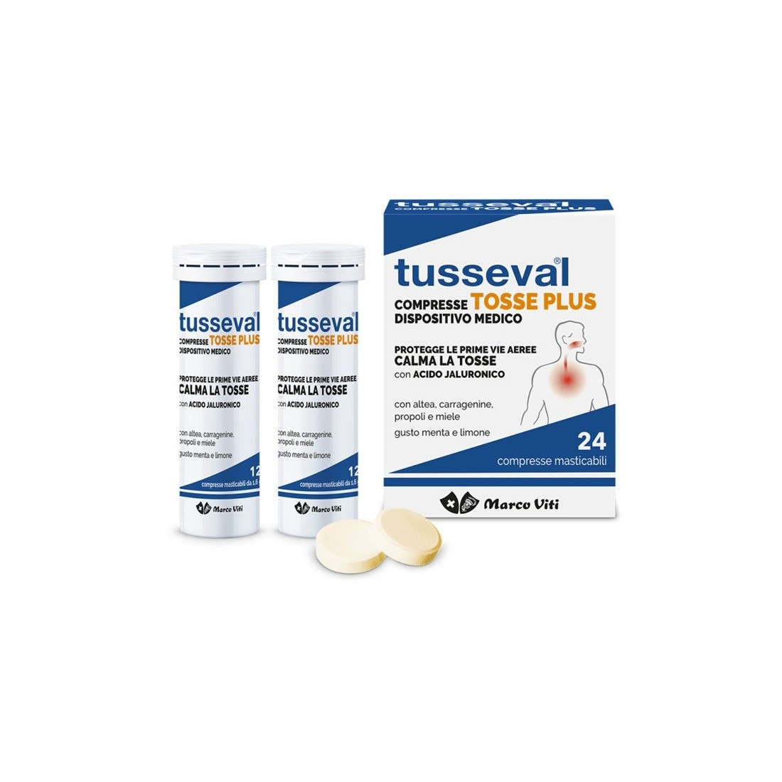 TUSSEVAL TOSSE PLUS 24CPR