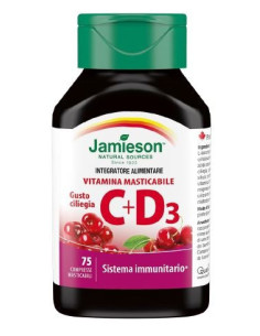 JAMIESON VITAMINA C500+D 75CPR