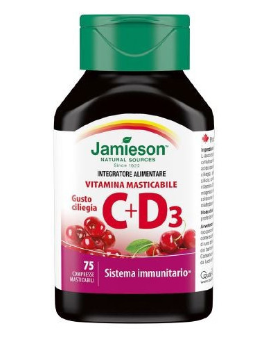 JAMIESON VITAMINA C500+D 75CPR