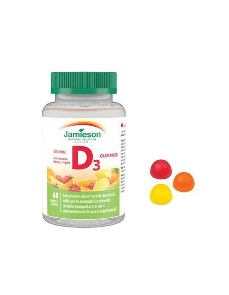 JAMIESON VITAMINA D GUM 60CARA